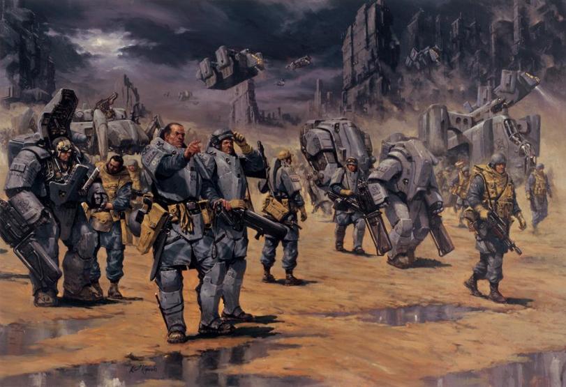 Scifi Арт Красивые картинки солдаты