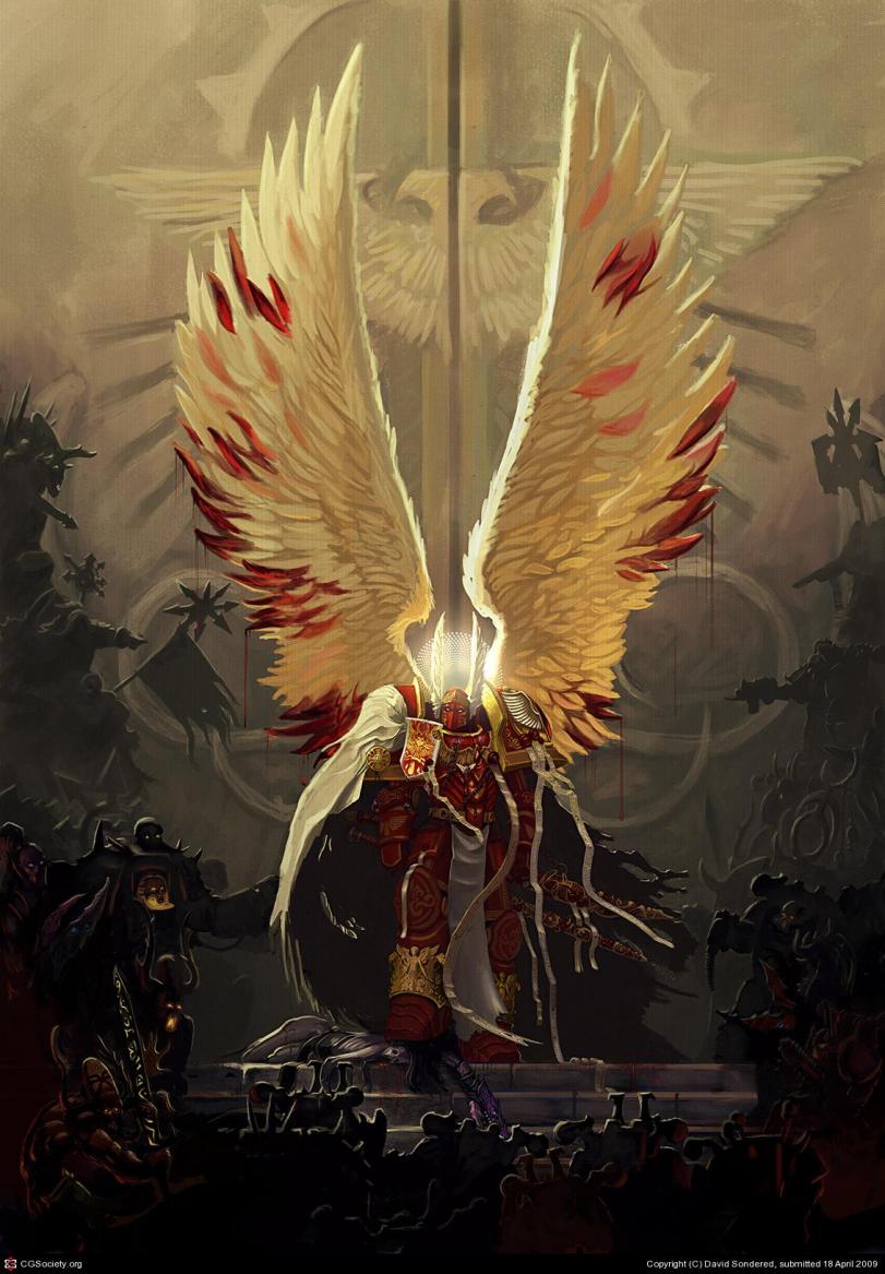 Warhammer 40K Blood Angels Арт Красивые картинки