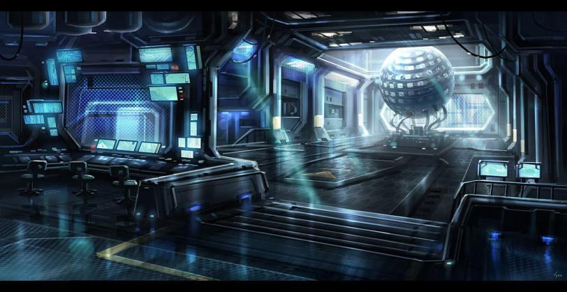 Арт Sci-fi Cyberpunk Киберпанк Мрачные картинки интерьер