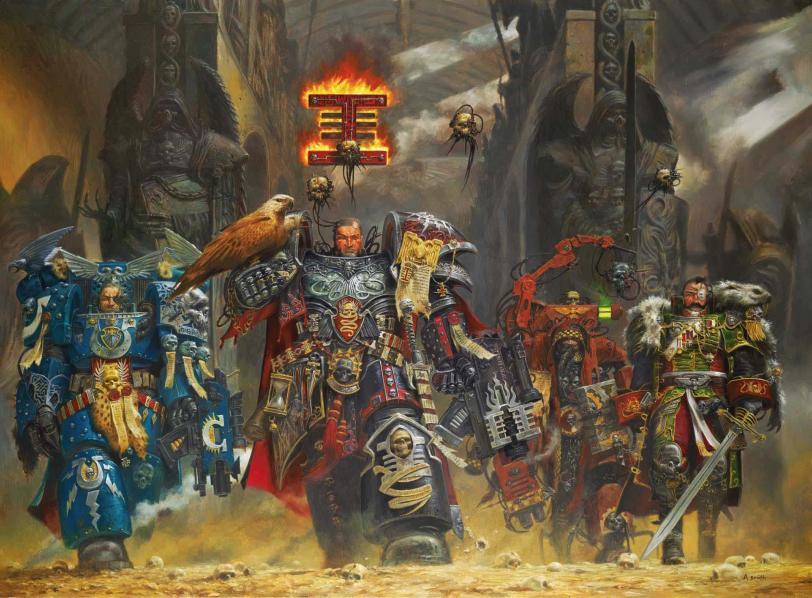 Арт Warhammer 40K Империя Инквизиция