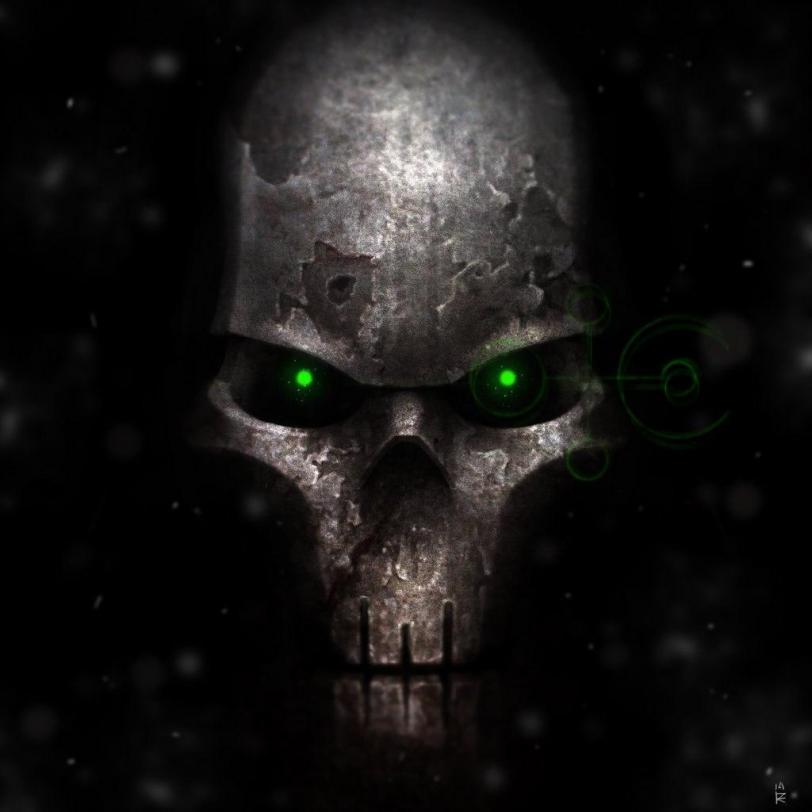 Арт Warhammer 40K Мрачные картинки Necrons Некрон