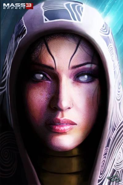 Арт Красивые картинки Mass Effect Tali концептарт песочница
