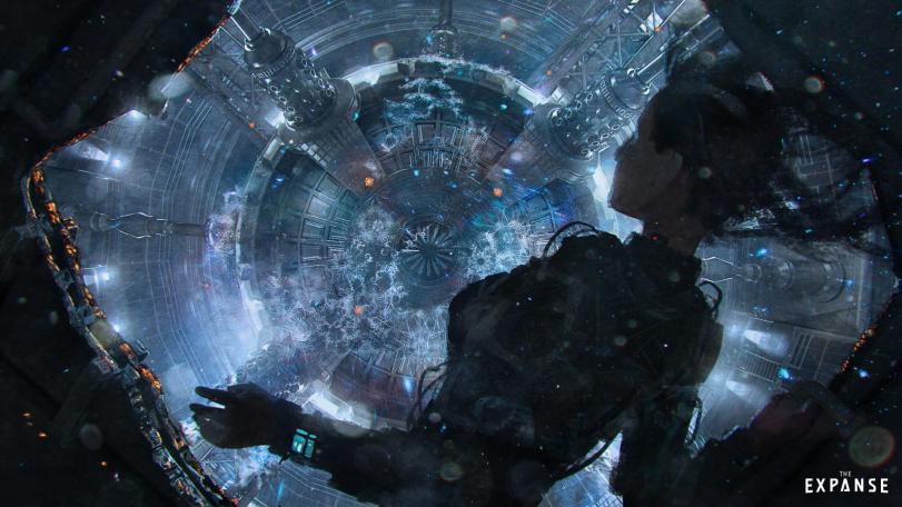 Арт Красивые картинки Scifi Cyberpunk Tim Warnock Киберпанк Expanse