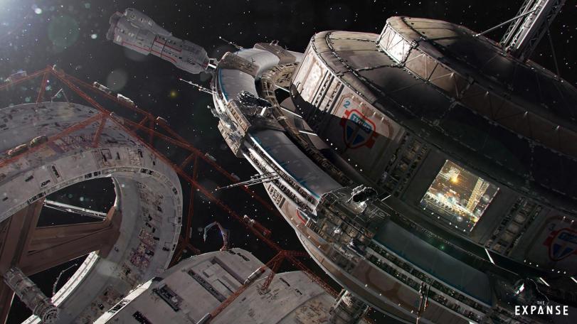 Арт Красивые картинки Scifi Tim Warnock Expanse Космос