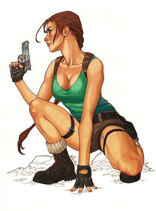 Арт Красивые картинки Девушка Tomb Raider Lara Croft