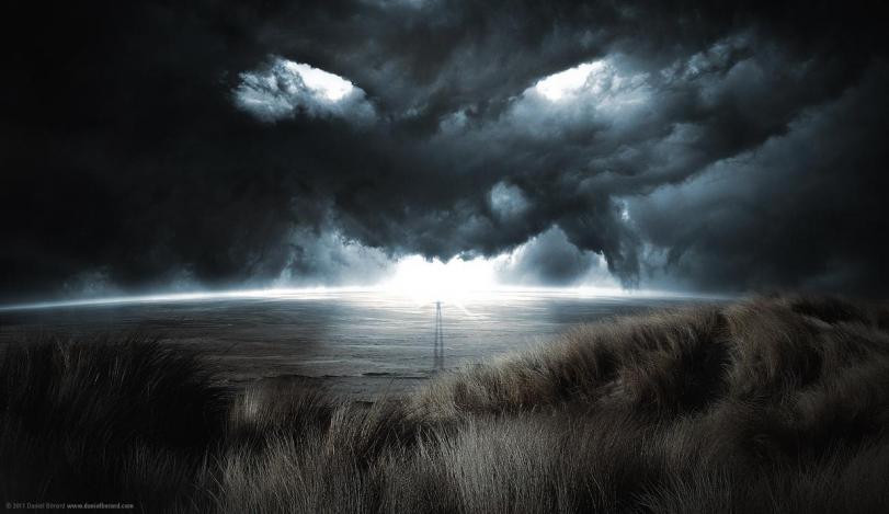 Арт Мрачные картинки шторм