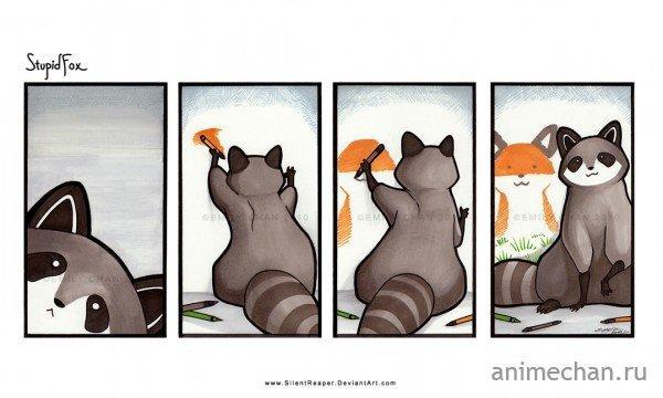 Комиксы Милота Stupid Fox