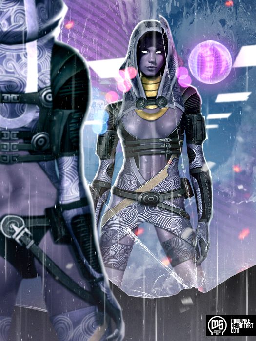Красивые картинки Арт Sci-fi Mass Effect Tali Quarian