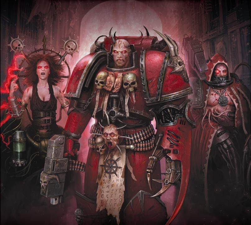 Красивые картинки Арт Warhammer 40K Несущие слово Word bearers