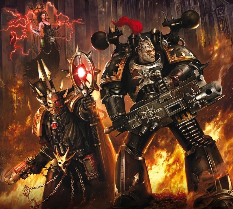 Красивые картинки Арт Warhammer 40K Черный Крестовый Поход РПГ