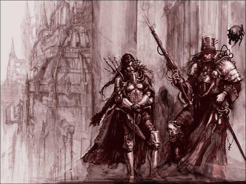 Красивые картинки Арт Warhammer 40K охотники на ведьм