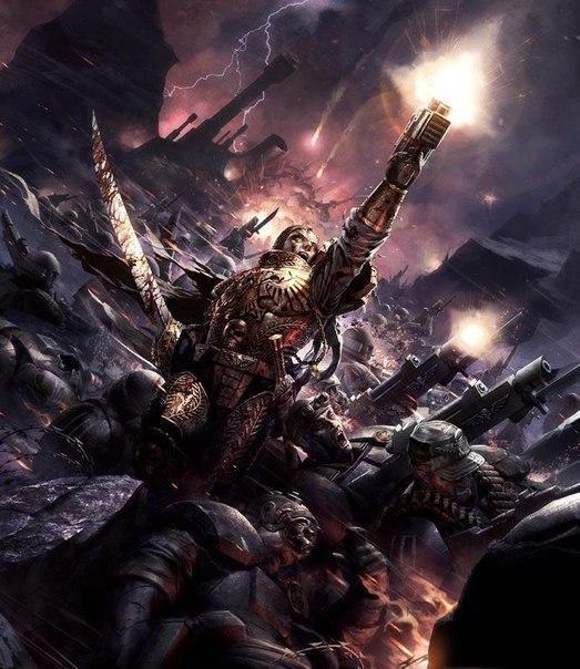 Красивые картинки Арт Warhammer 40K пафос и превозмогание