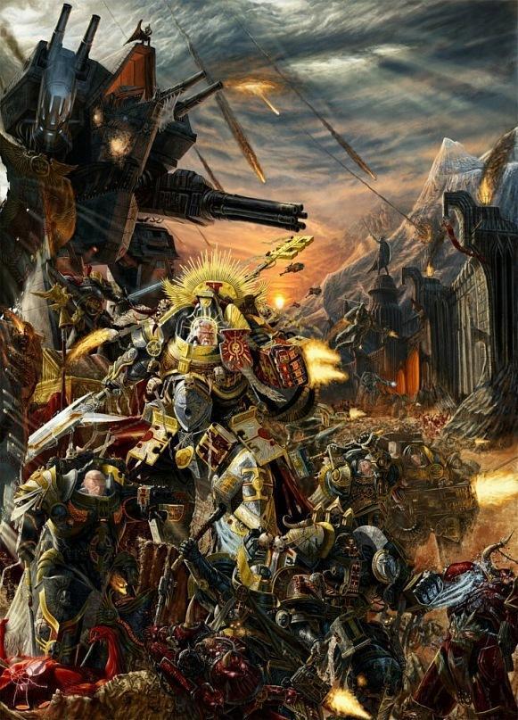 Красивые картинки Арт Warhammer 40K пафос и превозмогание Инквизиция inquisition