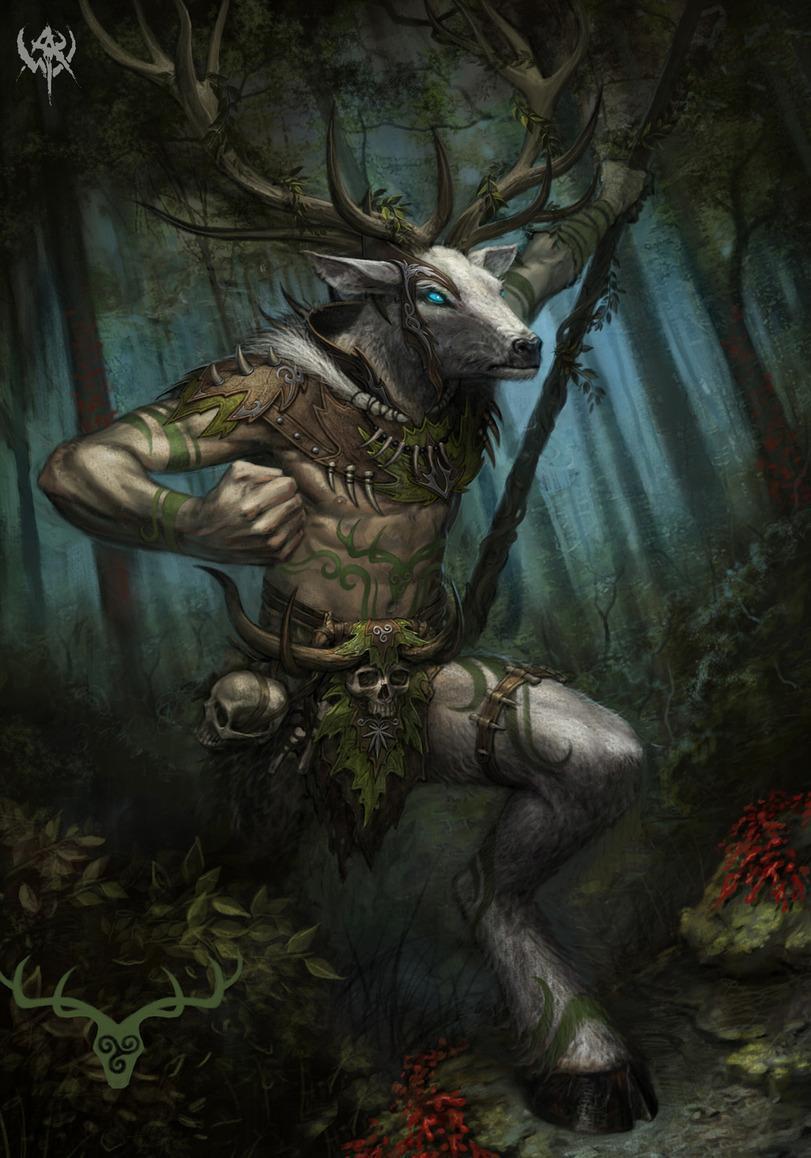 Красивые картинки Арт Warhammer Fantasy Kurnous Wood Elves
