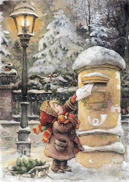 Красивые картинки Арт Милота Рождество Lisi Martin открытки