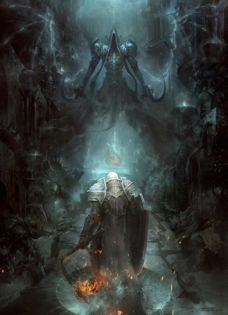 Красивые картинки Арт Мрачные картинки Diablo III