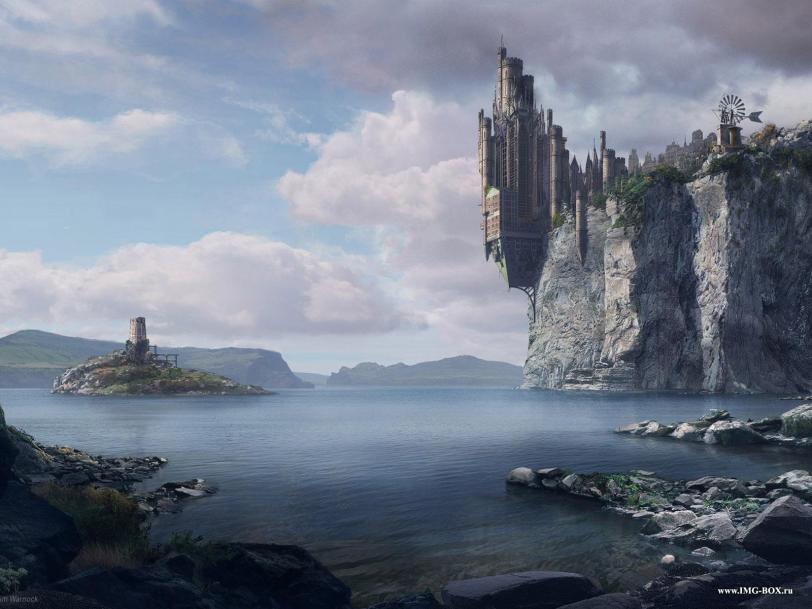 Красивые картинки Арт Обои Фэнтези замок