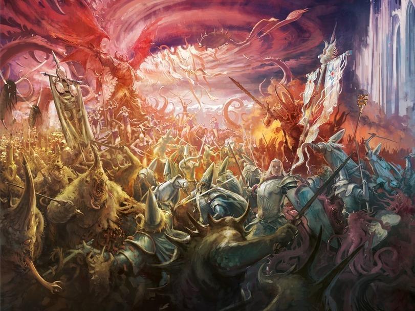 Красивые картинки Арт пафос и превозмогание Хаос Warhammer Fantasy Высшие эльфы
