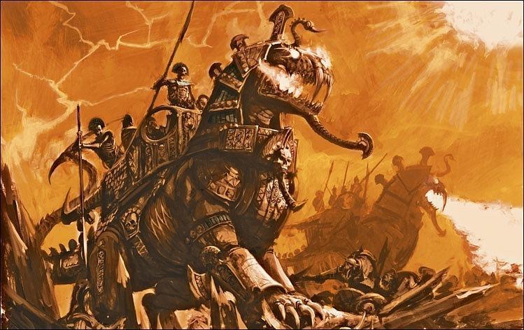 Красивые картинки Арт сфинкс Warhammer Fantasy Tomb Kings