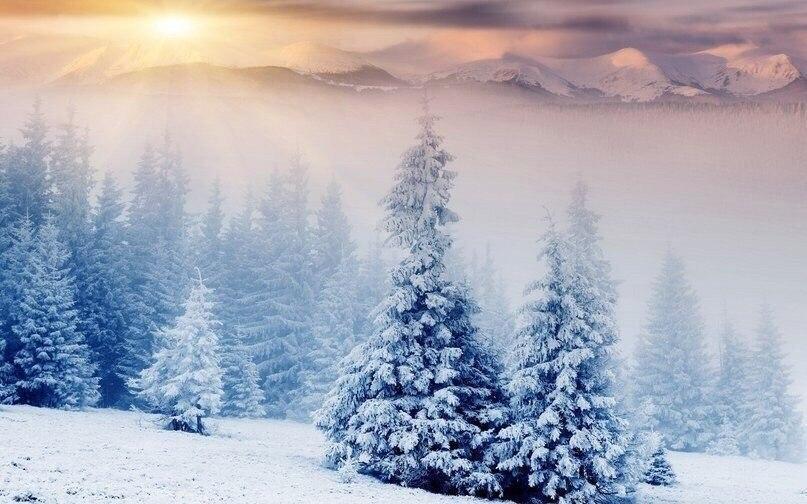Красивые картинки Пейзаж Зима